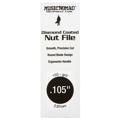 Music Nomad Diamond Coated 105" Nut File (1-Pce)