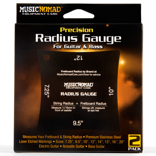 Music Nomad Precision Radius Gauge Set (2-Pce)