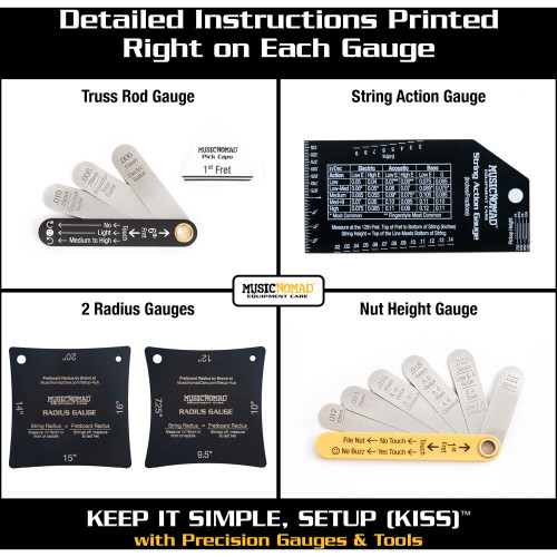 Music Nomad Precision Setup Gauge Set (6-Pce)