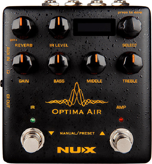 NU-X Verdugo Series Optima Air Acoustic Simulator & IR Loader Pedal