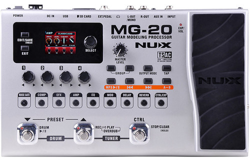 NU-X MG-20 Guitar Modeling Processor