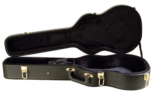 On Stage Shaped Baritone Ukulele Hardcase in Black On Stage Shaped Baritone Ukulele Hardcase in Black