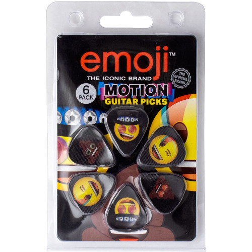 Perris "Emoji - Rock Legends" Licensed Motion Guitar Picks (6-Pack)