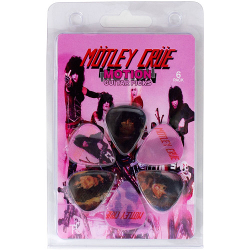 Perris "Motley Crue - 1982" Licensed Motion Guitar Picks (6-Pack)