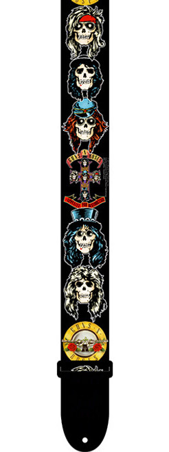 Perris 2" Polyester "Guns N Roses" Licensed Guitar Strap