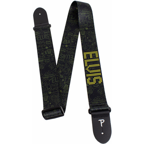 Official Licensing Kiss Logo Polyester Guitar Strap. - Perris Leathers