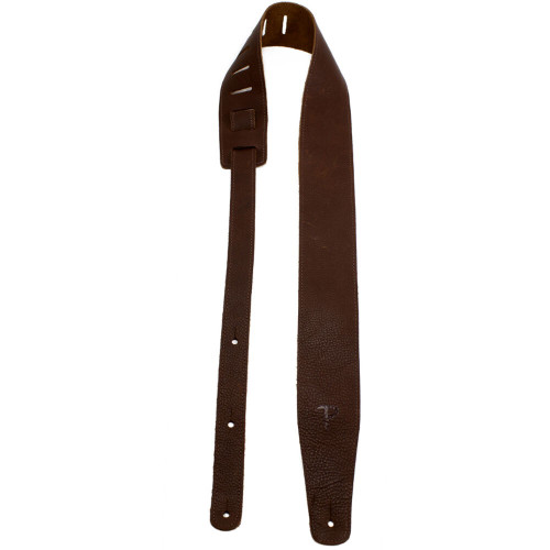 Perris 2.5" Saddle Leather Guitar Strap in Brown