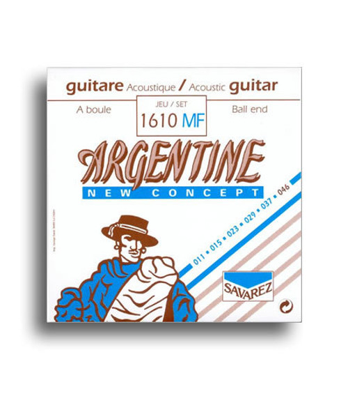 Savarez 1610MF Argentine Gypsy Jazz Ball End Guitar String Set (11-46)