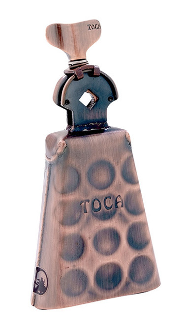 Toca Pro Line Hi-Rut Cowbell in Black Copper with Mount