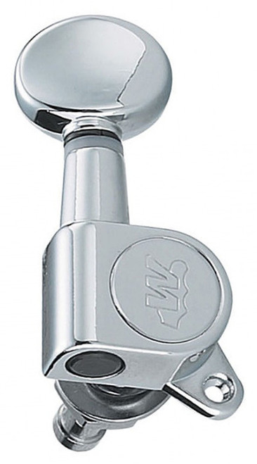 Wilkinson Electric Guitar Tuning Machines in Chrome Finish (6-inline)