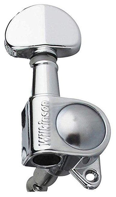 Wilkinson Roto Style Electric Tuning Machines in Chrome Finish (6-inline)