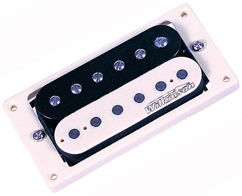 Wilkinson Zebra Double Coil Pickup in Black/White- Neck