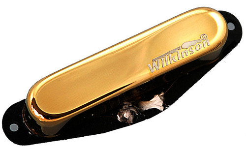 Wilkinson Vintage Covered Single Coil Pickup in Gold - Neck