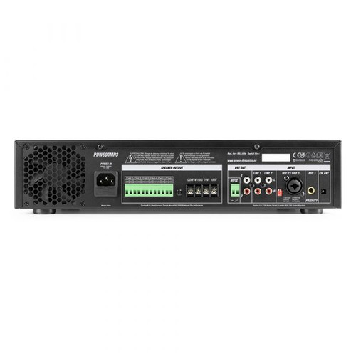 Power Dynamics PDW360MP3 6-Zone Mixer Amplifer 360W
