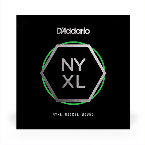 D'Addario NYXLB032, NYXL Nickel Wound Bass Guitar Single String, Long Scale, .032