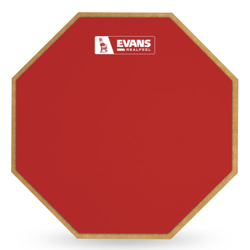 RealFeel by EVANS Practice Pad, 12 Inch Red