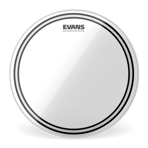 EVANS EC2 Clear Drum Head, 14 Inch
