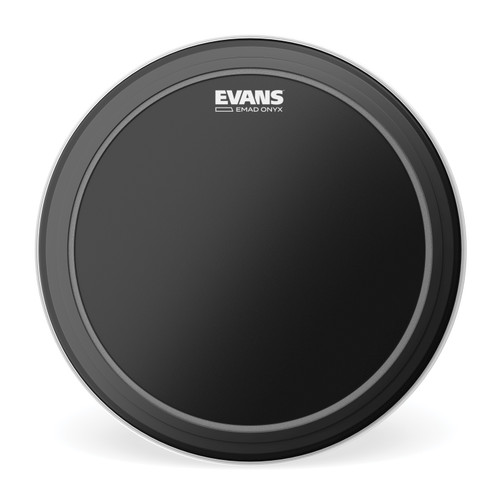 EVANS EMAD Onyx Bass Drum Head, 18 Inch