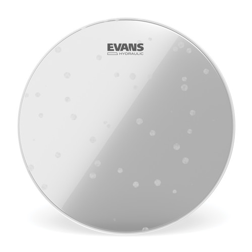 EVANS Hydraulic Glass (Clear) Bass Drum Head, 22 Inch