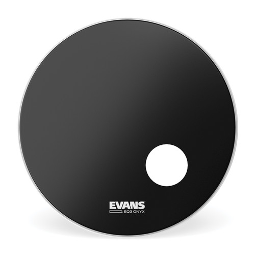 EVANS Onyx Resonant Bass Drum Head, 18 Inch