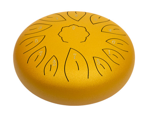 MANO PERCUSSION MPC42GD 12" Tongue drum. Gold.