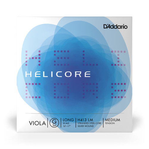 D'Addario Helicore Viola Single G String, Long Scale, Medium Tension
