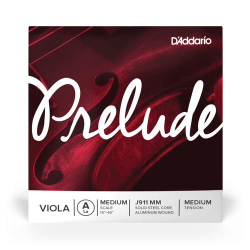 D'Addario Prelude Viola Single A String, Medium Scale, Medium Tension