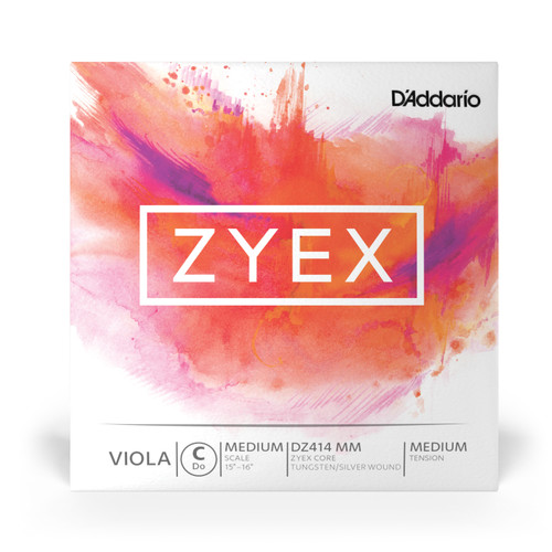 D'Addario Zyex Viola Single C String, Medium Scale, Medium Tension