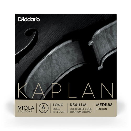 D'Addario Kaplan Solutions Viola Single A String, Long Scale, Medium Tension