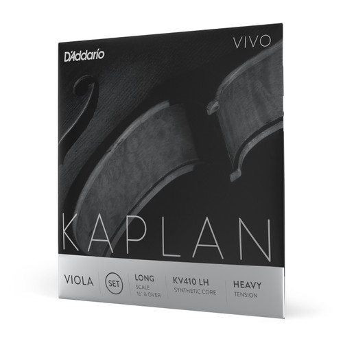 D'Addario Kaplan Vivo Viola String Set, Long Scale, Heavy Tension