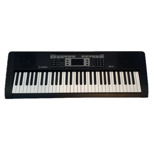 Crown CK-71 61-Key Electronic Portable Keyboard (Black) Keylighting keyboard - Bonus Keyboard stand included (Limited Offer) Crown CK-71 61-Key Electronic Portable Keyboard (Black) Keylighting keyboard - Bonus Keyboard stand included (Limited Offer)