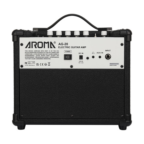 Aroma AG-20 Black 20W Electric Guitar Amplifier