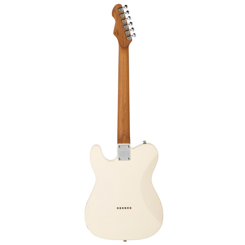 Levinson Sceptre Arlington Std Single Cutaway Olympic White SS w Indian Laurel Board