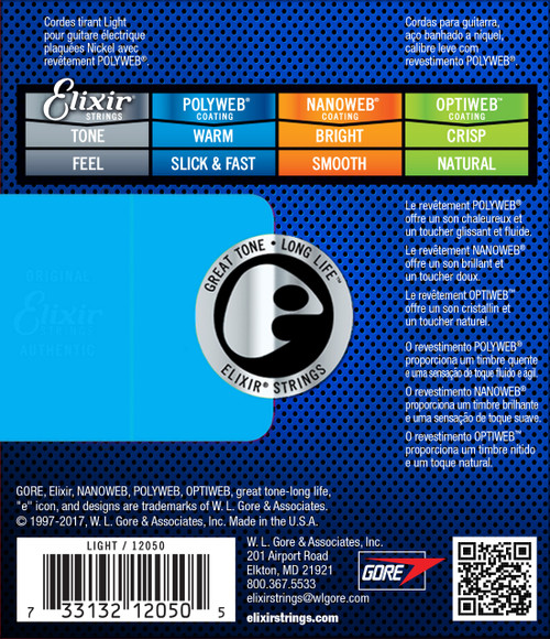 Elixir 12050 Polyweb Electric Light 10-46
