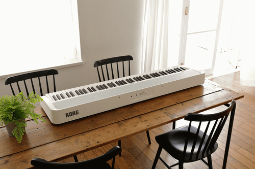 Korg B2 Plus 88 Note Weighted Digital Piano White