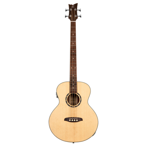 ORTEGA Deep Series 7 Medium Scale Acoustic Bass 4 String - Spruce / Mahogany Natural