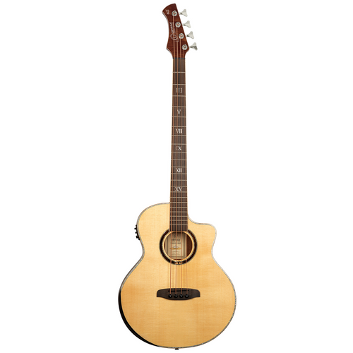 ORTEGA Ken Taylor Signature Series Acoustic Bass 4-String - Natural + Gig Bag