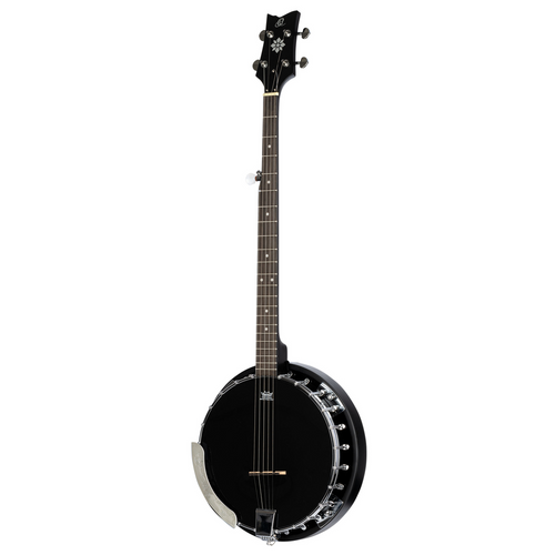 ORTEGA Raven Series Banjo 5 String - Mahogany Black + Bag