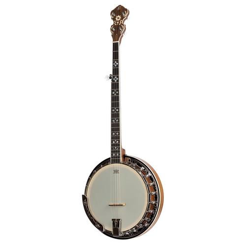 ORTEGA Falcon Series Banjo 5 String - Burl Walnut Natural + Bag