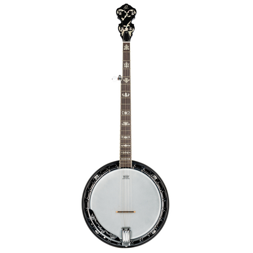 ORTEGA Falcon Series Banjo 5 String - Flamed Maple Natural + Bag
