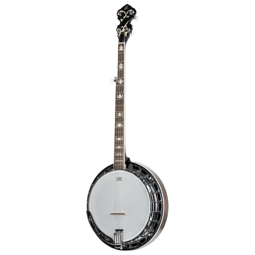 ORTEGA Falcon Series Banjo 5 String - Flamed Maple Natural + Bag