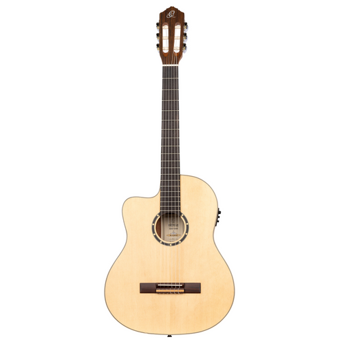 ORTEGA Family Series 4/4 Classical Slim Neck Guitar 6 String Lefty - Spruce / Mahogany Natural + Gig Bag