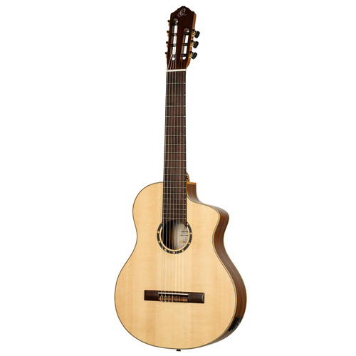 ORTEGA Family Series Pro Classical Guitar 7 String - Solid Spruce / Sapele Natural + Gig Bag