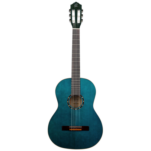 ORTEGA Family Series 4/4 Classical Slim Neck Guitar 6 String - Ocean Blue + Gigbag