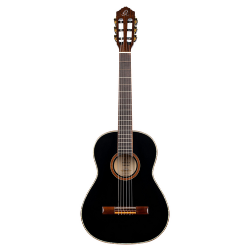 ORTEGA Family Series 3/4 Classical Guitar 6 String - Spruce / Mahogany Black + Gig Bag