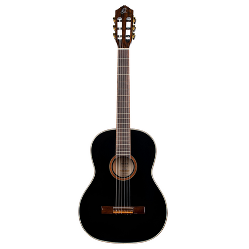 ORTEGA Family Series 4/4 Classical Slim Neck Guitar 6 String - Spruce / Mahogany Black + Gig Bag