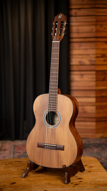 ORTEGA Thermo Series 4/4 Nylon String Guitar 6-String - Satin Dark Brown + Gig Bag