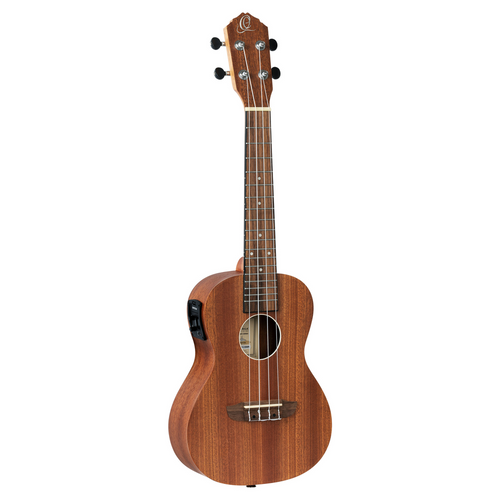 ORTEGA Timber Series Concert Preamp Ukulele 4 String - Sapele Natural + Bag