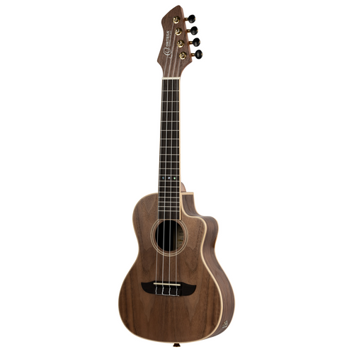 ORTEGA Horizon Series Concert Preamp Ukulele 4 String - Walnut Natural + Bag