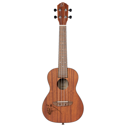 ORTEGA Bonfire Series Concert Ukulele 4 String Lefty - Sapele Natural